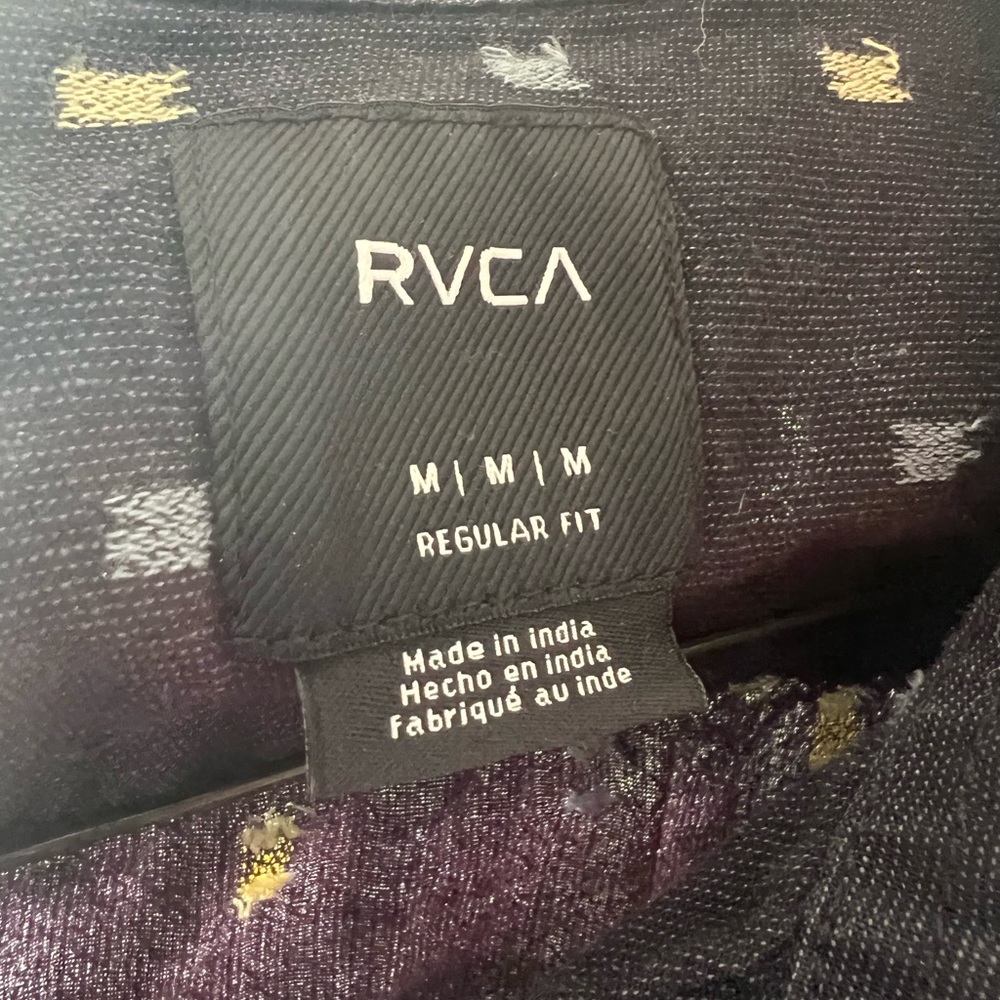 RVCA Men’s M Button down - Picture 3 of 3